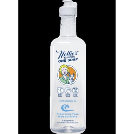 Nellie&Aposs Clean Nellies  One Soap Fragrance Free 570ml Plastic NOSP-FF